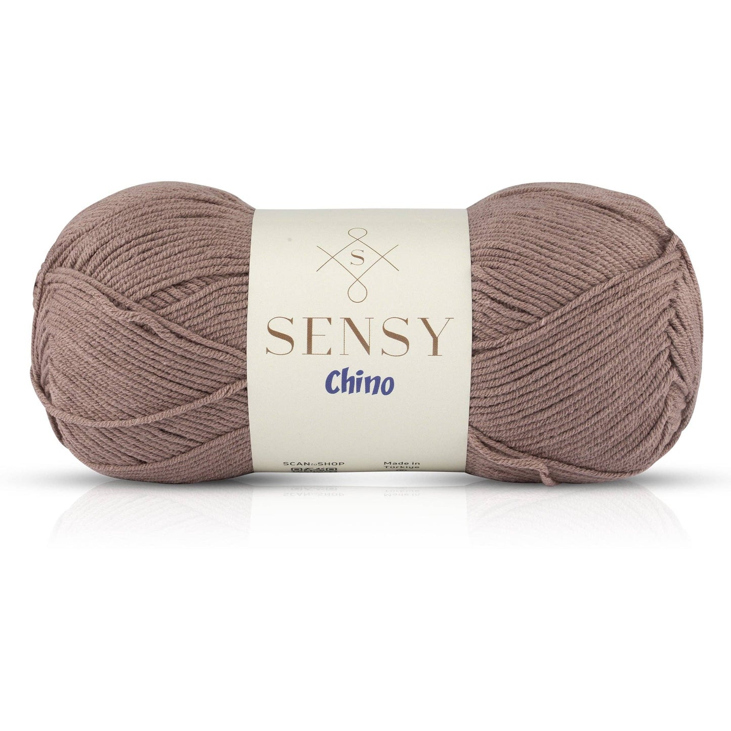 Sensy Chino Soft Cotton Yarn, 3.5 oz, 360 Yards, Gauge 2 Fin