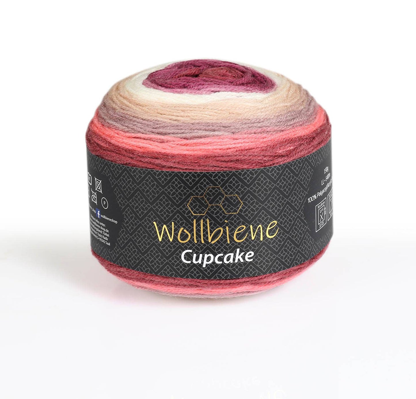 Woolen bee cupcake gradient wool knitting 150g