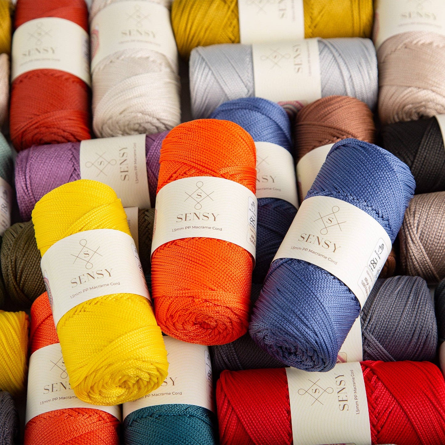 Sensy Premium 1.5mm - 164 yards 100% Polyester Macrame Cord
