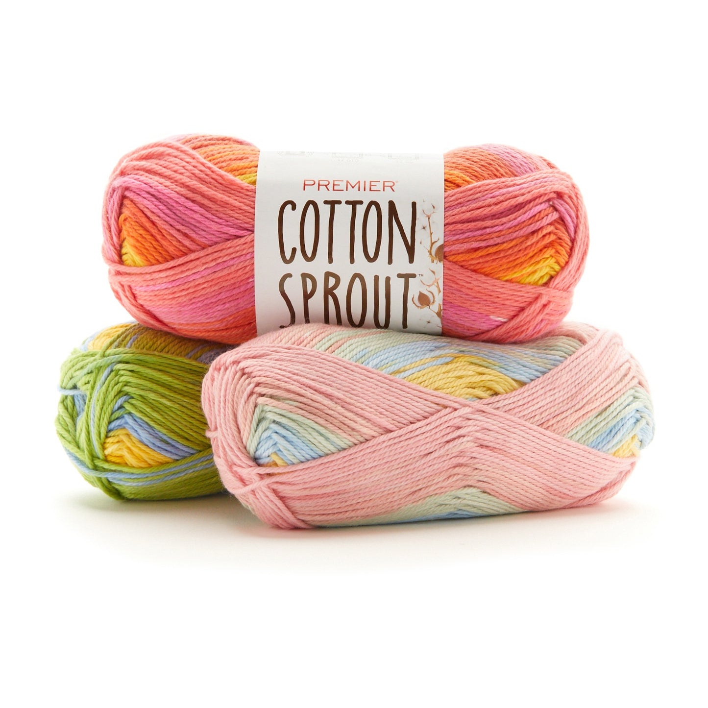 Premier Cotton Sprout Worsted Multi Yarn