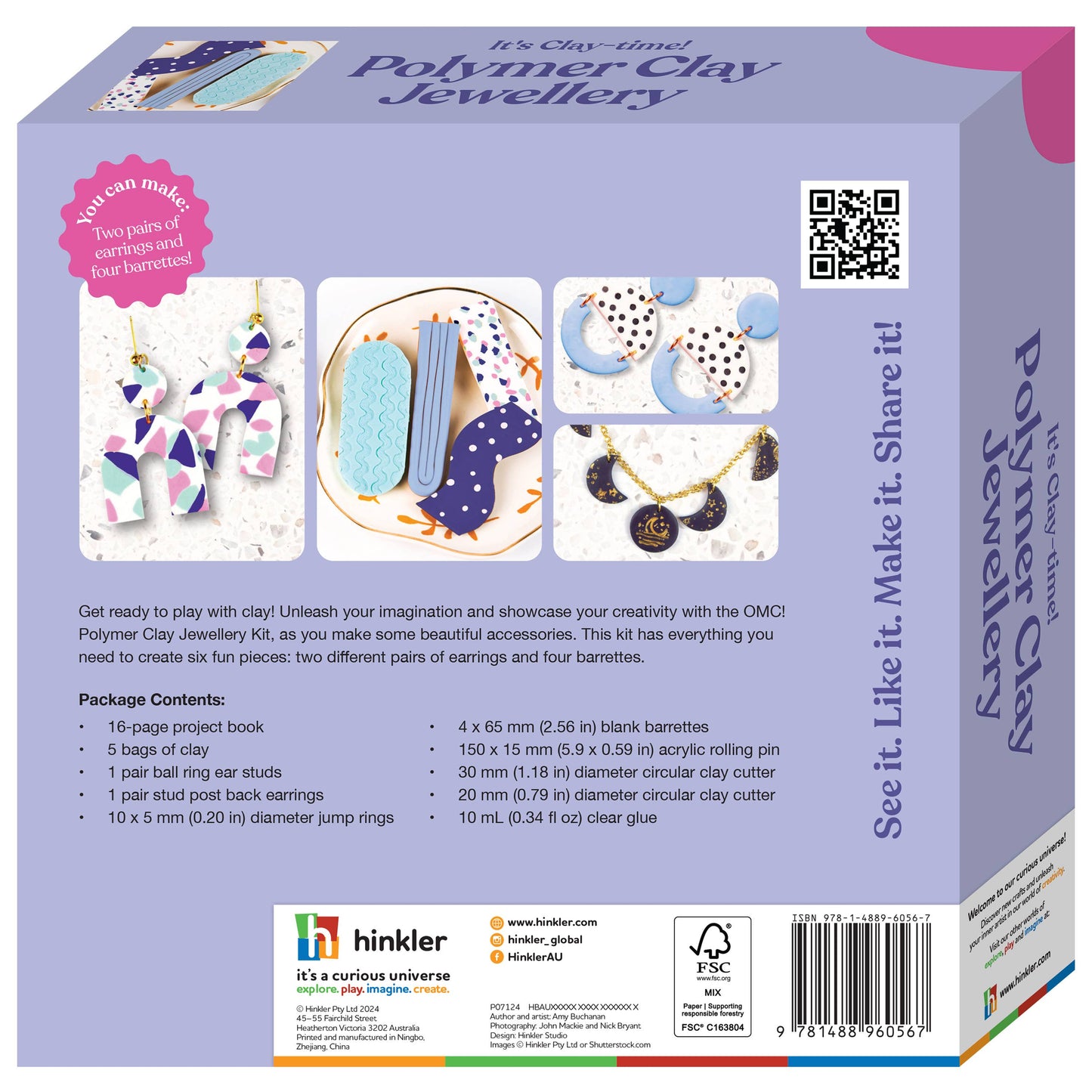 OMC! Polymer Clay Jewellery Kit