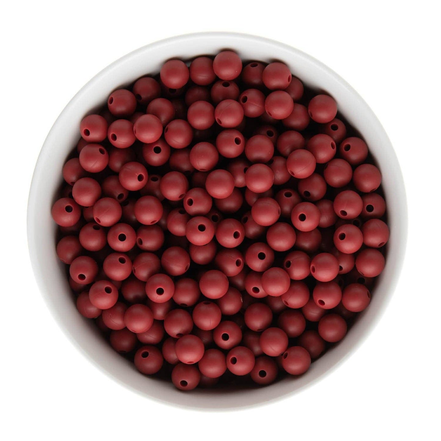 9mm Round Silicone Beads